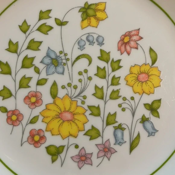 (1) Salad Plates "Meadow" (Corelle) by CORNING - Picture 5 of 7